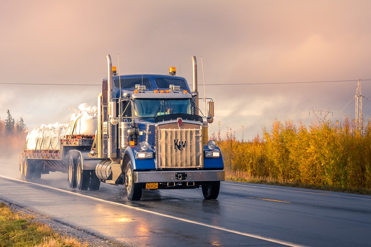 Lone Star Royalty Express LLC tractor on the road